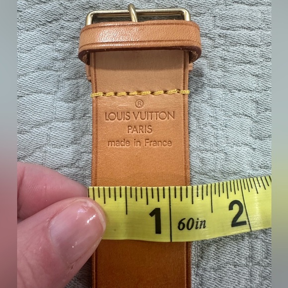 Louis Vuitton Tan Leather Buckle Bracelet with Gold Hardware - Picture 10 of 10